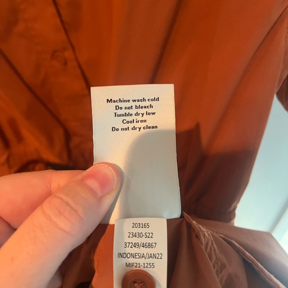 REI Sahara Orange Midi Dress - Picture 9 of 9